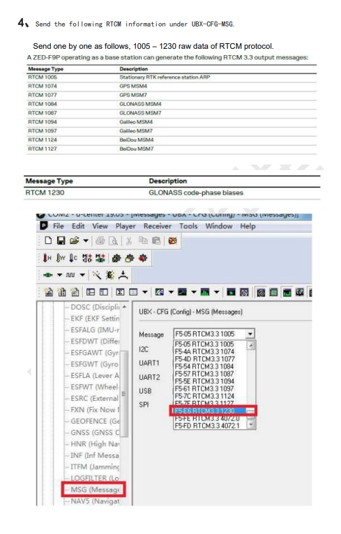 Плата приемника ZED-F9T-10B-00 с высокоя точностью3
